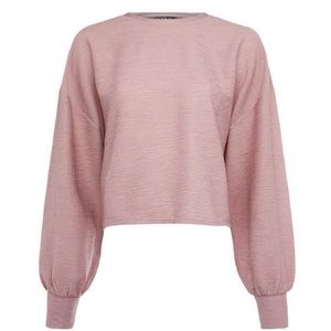 Long sleeved textured top